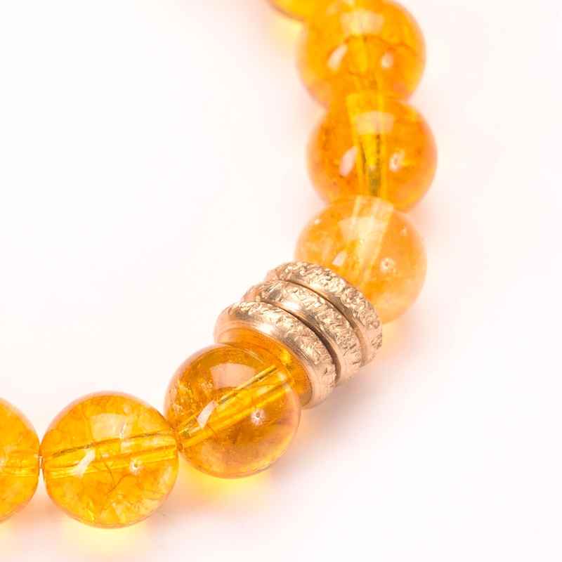 Semi-Precious Birthstone Bracelet with Rings (November)